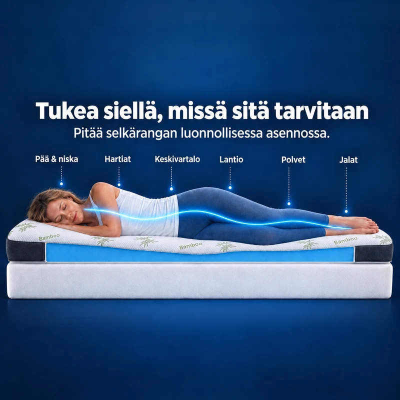 Premium+ Komfort Topper - Matratzen-Topper mit Gel-Memory-Schaum