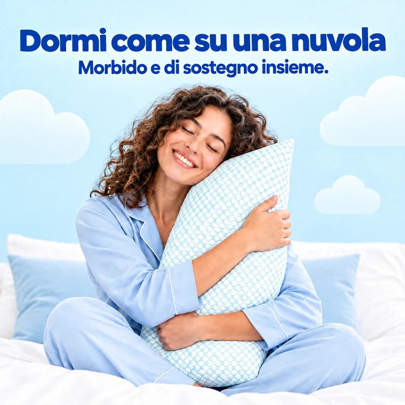 Wolkenkissen - Höhenverstellbares Memory Foam Kissen
