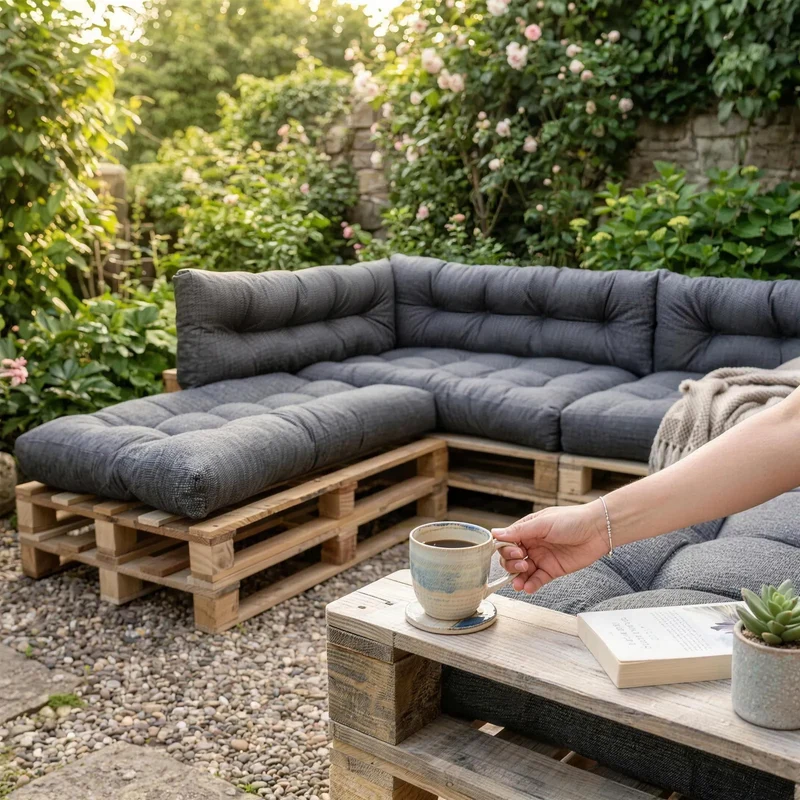 Premium Palettenkissen - Outdoor & Indoor Sitzkissen