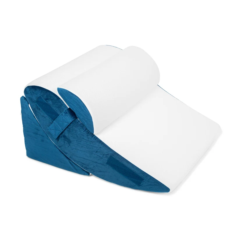 Ergonomisches 4-in-1 Keilkissen – Für Rücken, Beine, Knie & Nacken