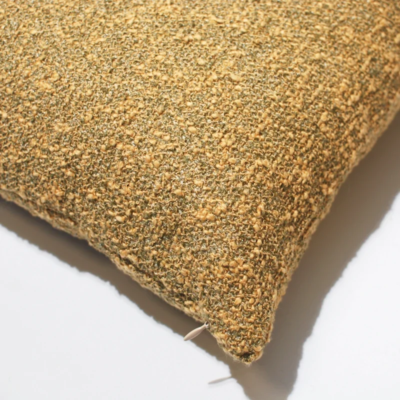 Bouclé Kissen NIDO Gold 60x60