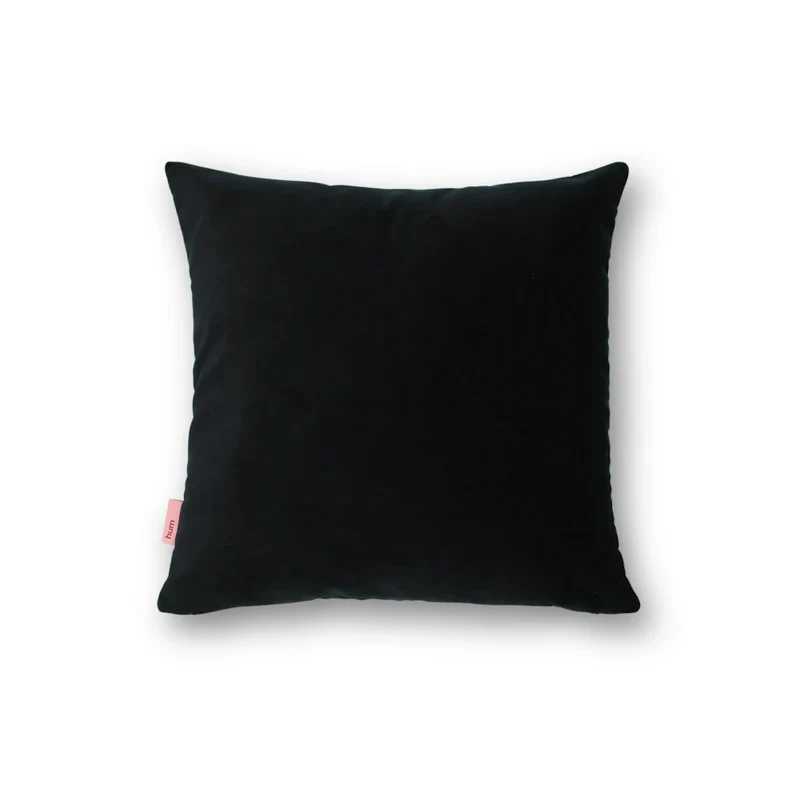 Samtkissen Schwarz 50x50