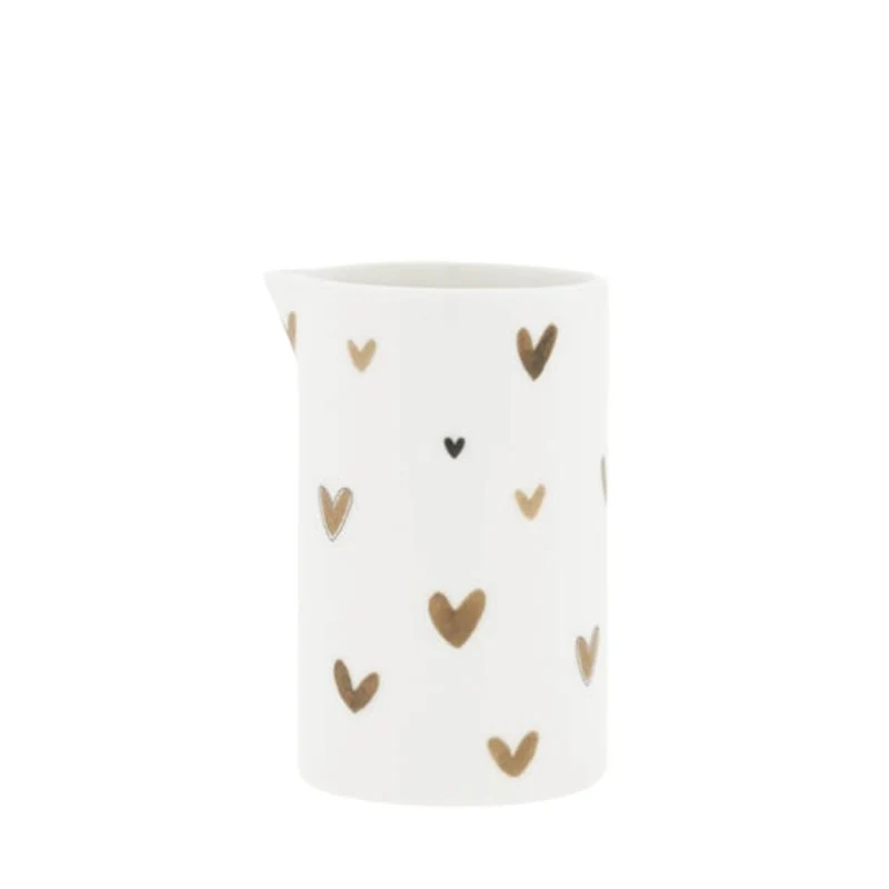 Bastion Collections Milchkännchen Brown Hearts