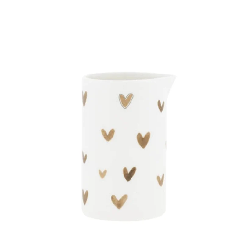 Bastion Collections Milchkännchen Brown Hearts