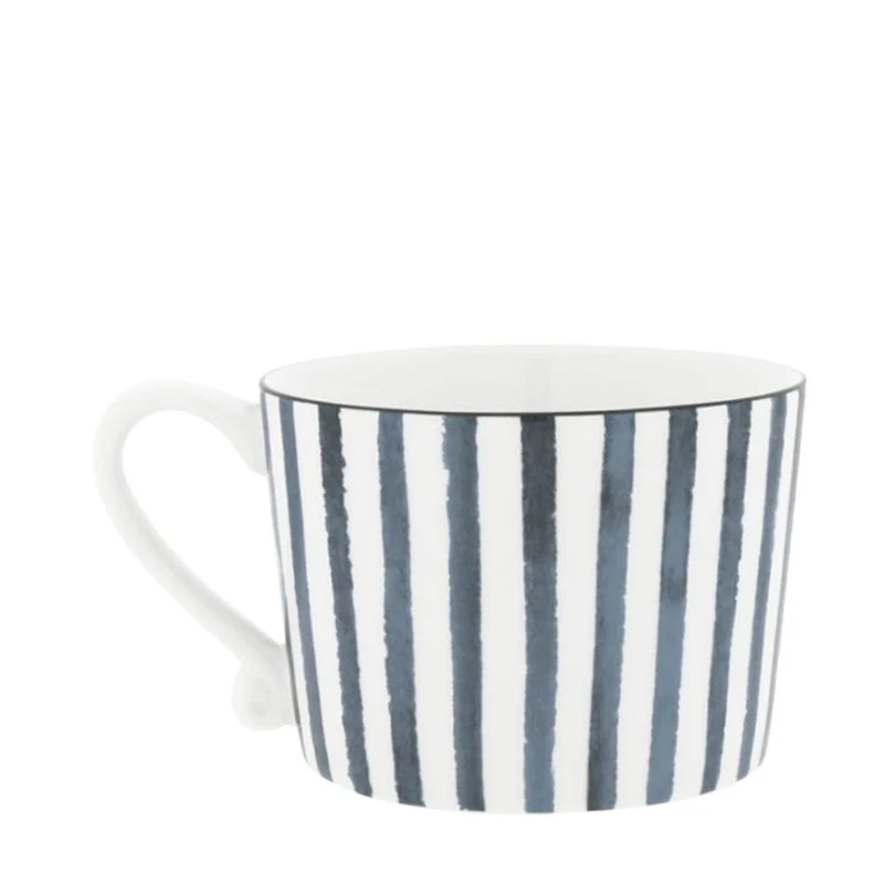 Bastion Collections Tasse Blue Big Stripes