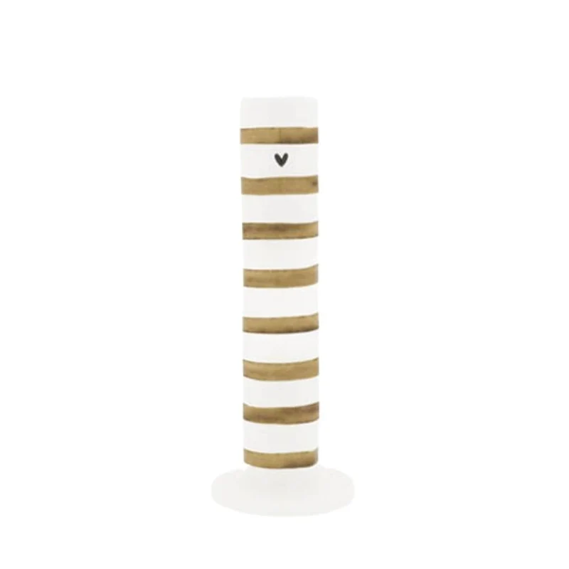Bastion Collections Kerzenhalter Brown Stripes