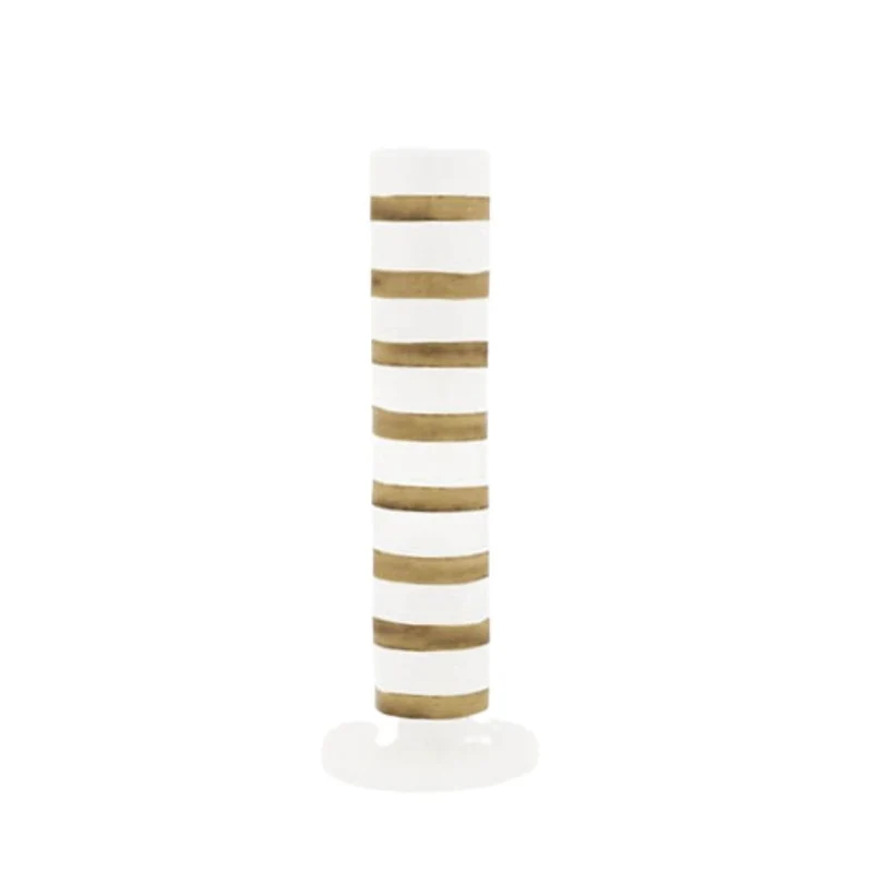 Bastion Collections Kerzenhalter Brown Stripes