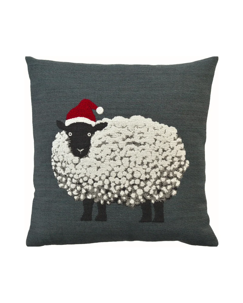 Weihnachtsschaf Kissenbezug "Baa 45x45" von Sander Table + Home