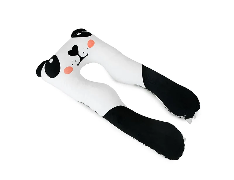Ersatzbezug für Kinderkissen - Mikroplüsch (Panda)