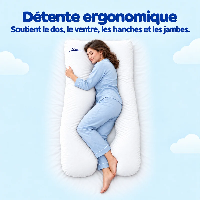 KomfortKissen™ Premium – Ergonomisches Körperkissen