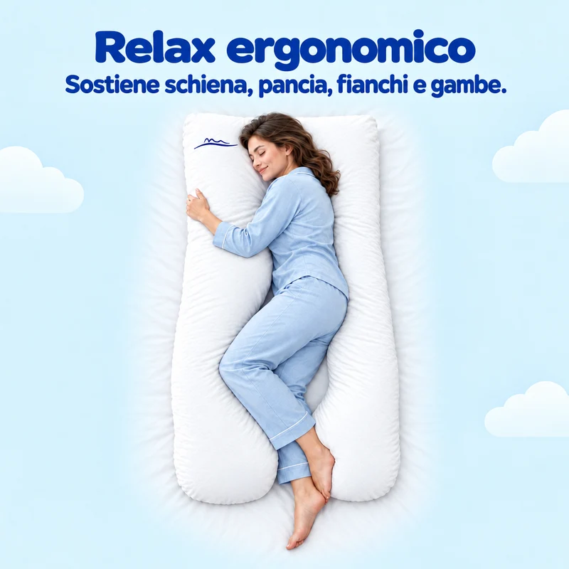 KomfortKissen™ Premium – Ergonomisches Körperkissen