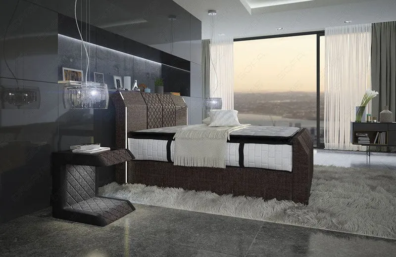 Boxspringbett Paris mit Matratze und Topper