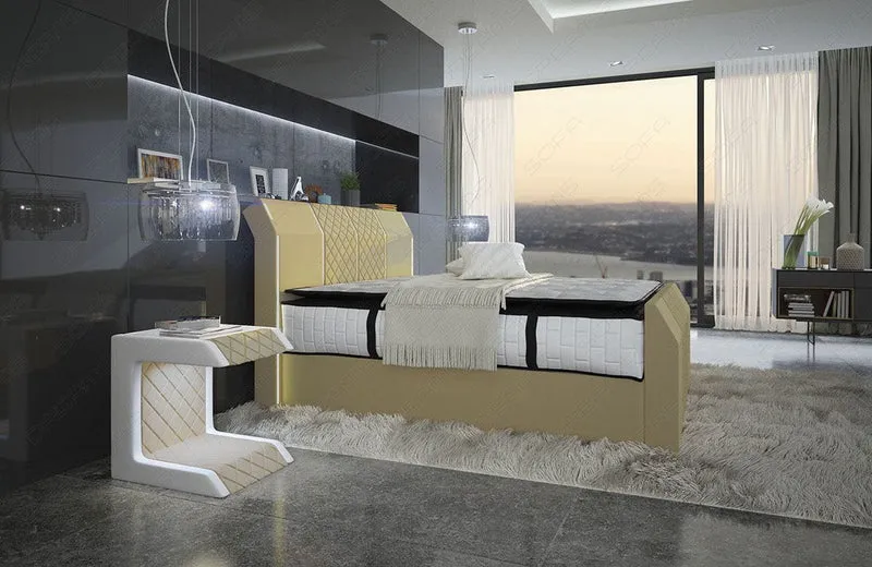Boxspringbett Paris mit Matratze und Topper