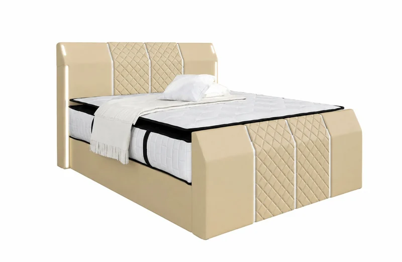 Boxspringbett Paris mit Matratze und Topper