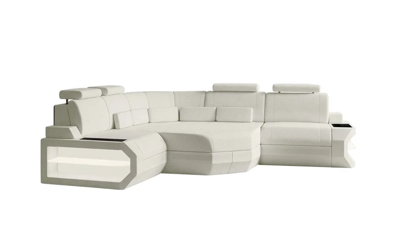 Mini Ecksofa Asti L Form Stoffsofa