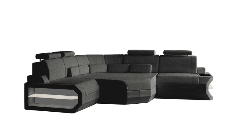 Mini Ecksofa Asti L Form Stoffsofa