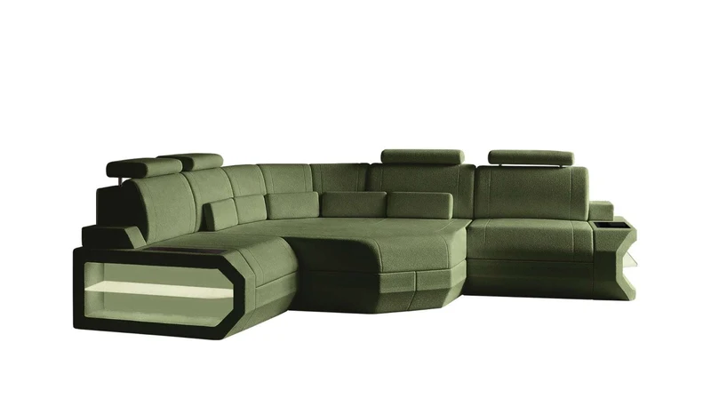 Mini Ecksofa Asti L Form Stoffsofa