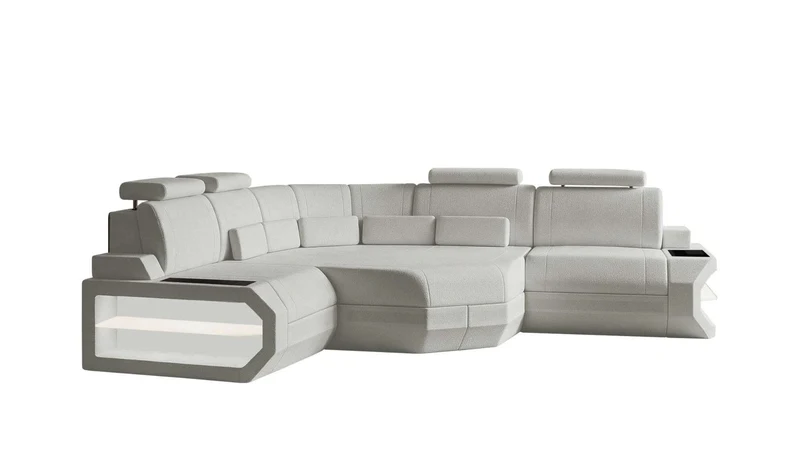 Mini Ecksofa Asti L Form Stoffsofa