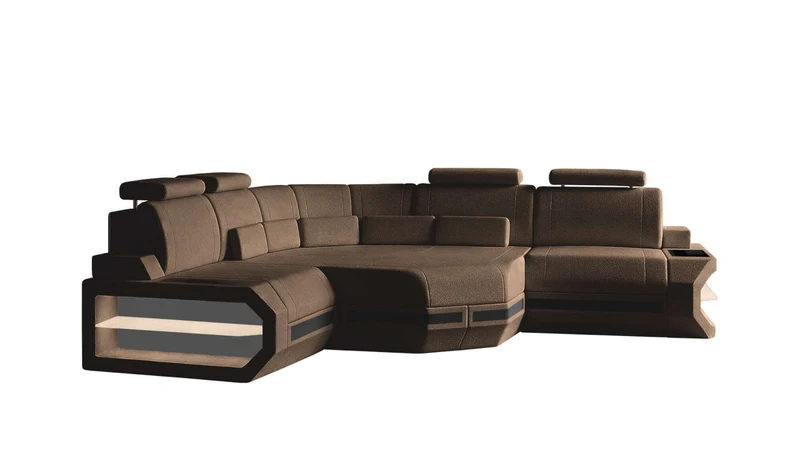 Mini Ecksofa Asti L Form Stoffsofa