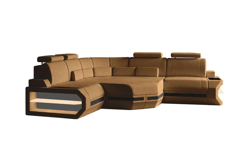 Mini Ecksofa Asti L Form Stoffsofa
