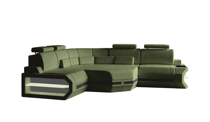 Mini Ecksofa Asti L Form Stoffsofa