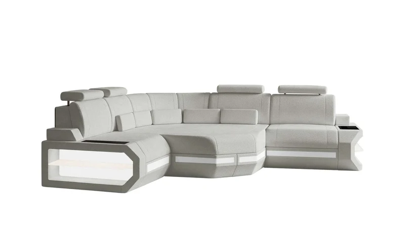 Mini Ecksofa Asti L Form Stoffsofa