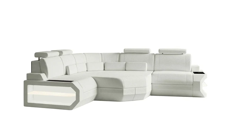 Mini Ecksofa Asti L Form Stoffsofa