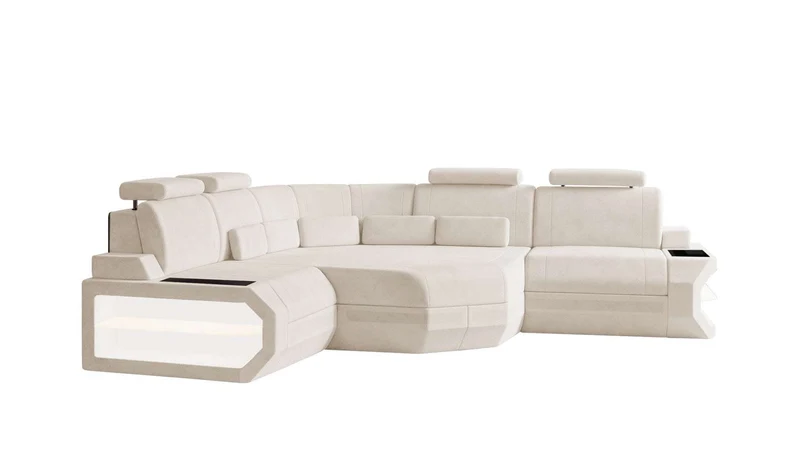 Mini Ecksofa Asti L Form Stoffsofa