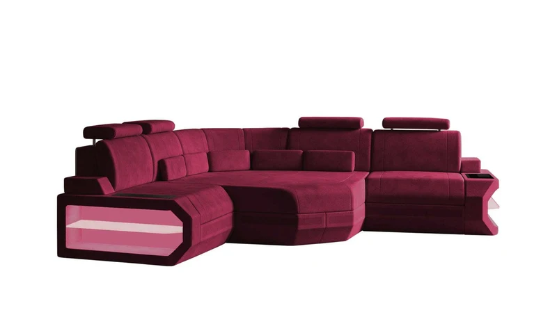 Mini Ecksofa Asti L Form Stoffsofa