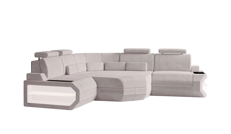 Mini Ecksofa Asti L Form Stoffsofa