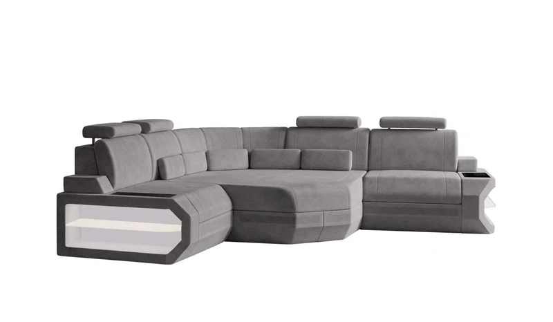 Mini Ecksofa Asti L Form Stoffsofa