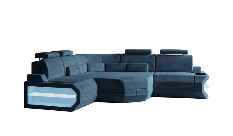 Mini Ecksofa Asti L Form Stoffsofa