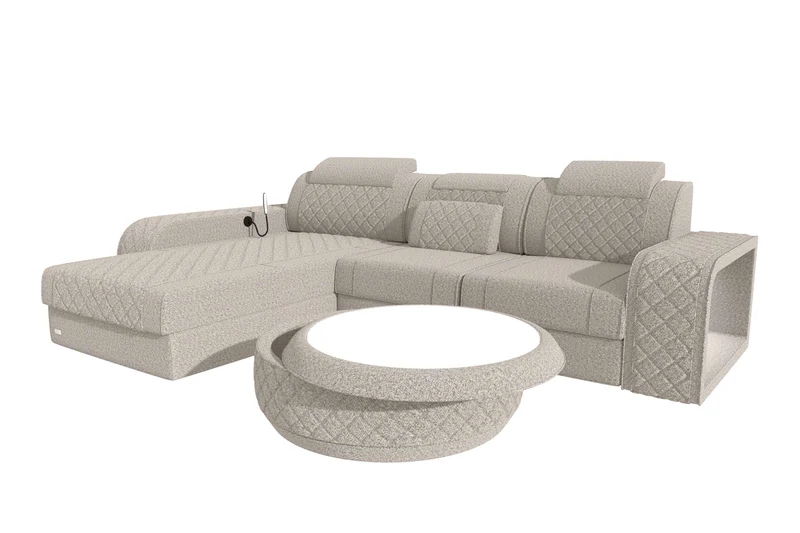 Ecksofa Berlin L Form Stoffsofa