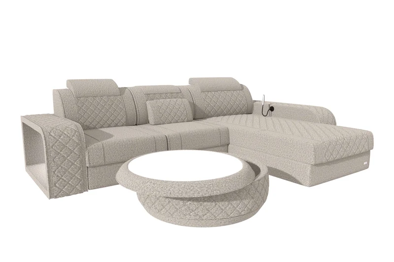 Ecksofa Berlin L Form Stoffsofa