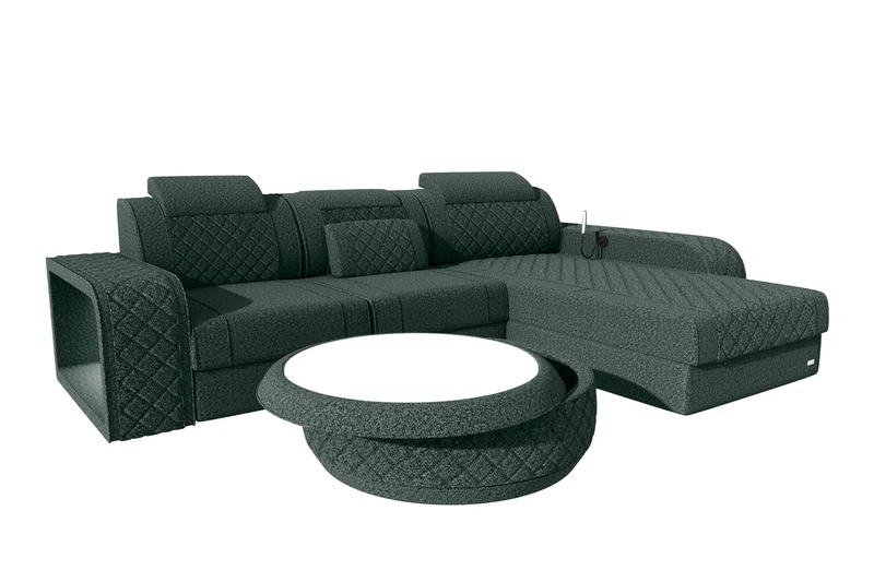 Ecksofa Berlin L Form Stoffsofa