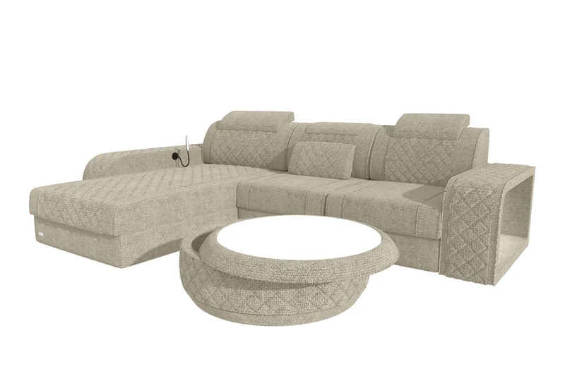 Ecksofa Berlin L Form Stoffsofa