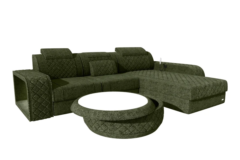 Ecksofa Berlin L Form Stoffsofa