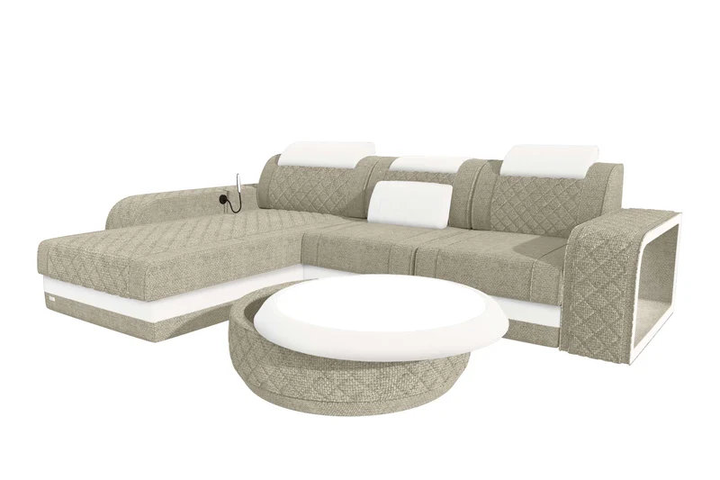 Ecksofa Berlin L Form Stoffsofa