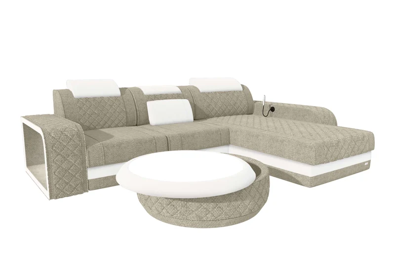 Ecksofa Berlin L Form Stoffsofa
