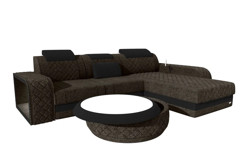 Ecksofa Berlin L Form Stoffsofa