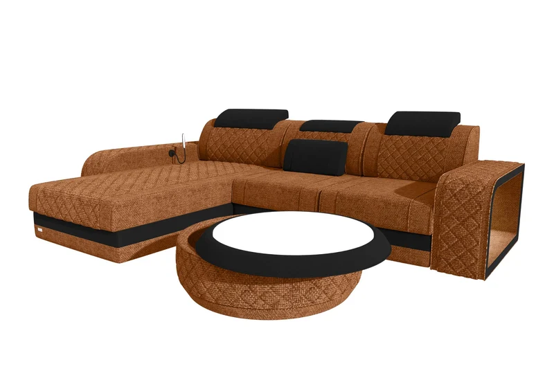 Ecksofa Berlin L Form Stoffsofa