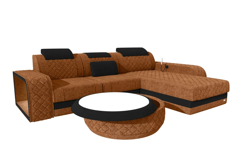 Ecksofa Berlin L Form Stoffsofa