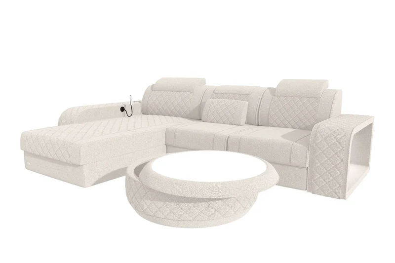Ecksofa Berlin L Form Stoffsofa