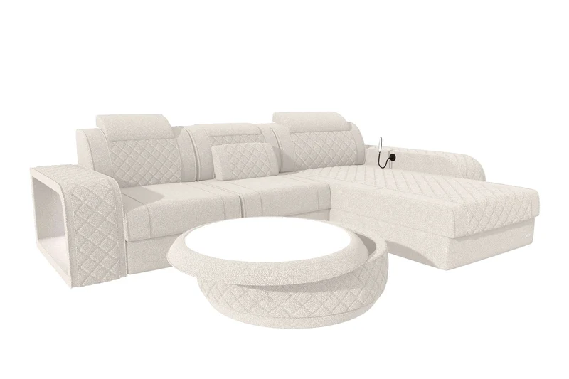 Ecksofa Berlin L Form Stoffsofa
