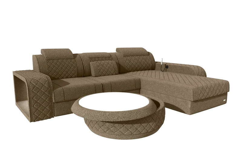 Ecksofa Berlin L Form Stoffsofa