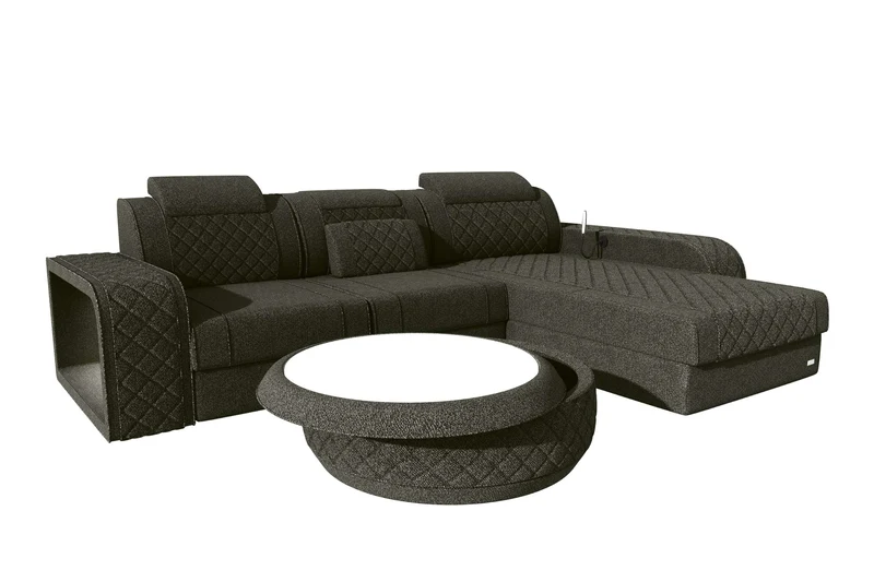 Ecksofa Berlin L Form Stoffsofa