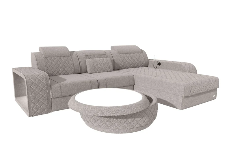Ecksofa Berlin L Form Stoffsofa