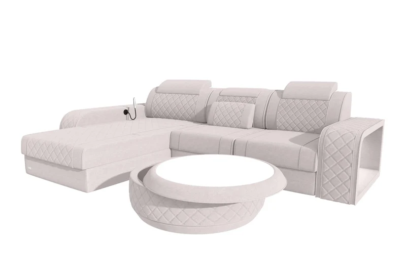 Ecksofa Berlin L Form Stoffsofa