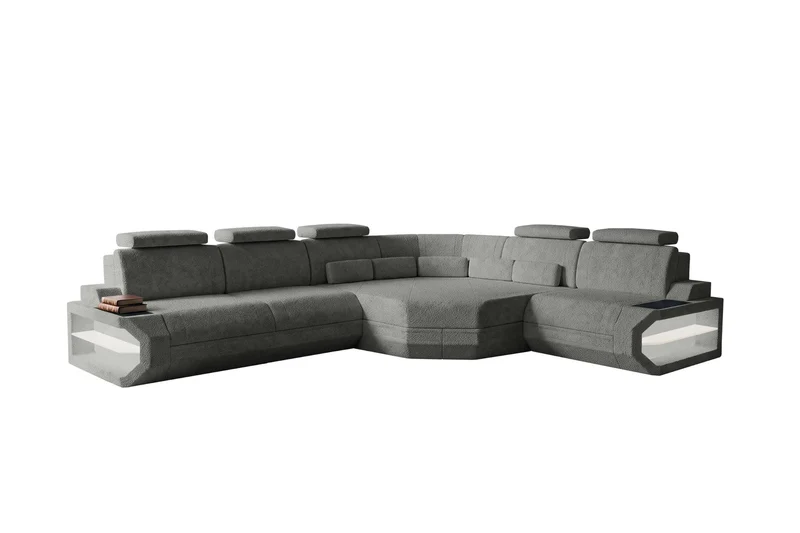 Ecksofa Asti L Form Stoffsofa
