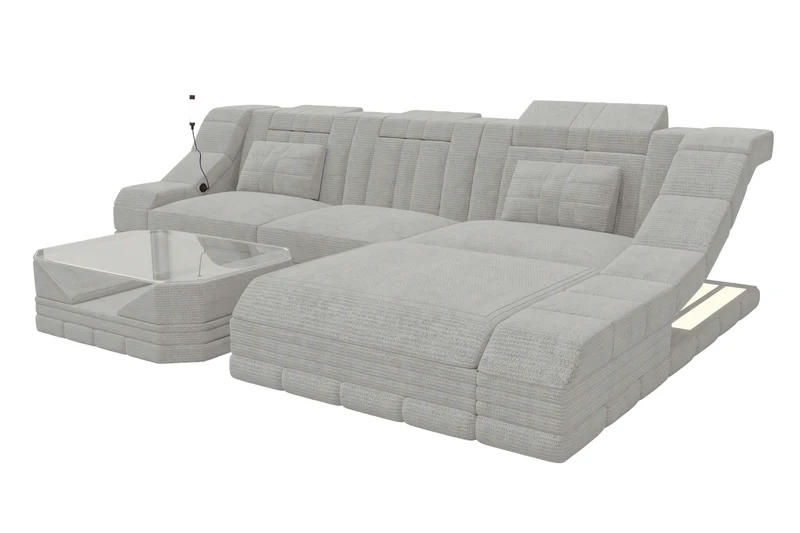Ecksofa Turino L Form Stoffsofa